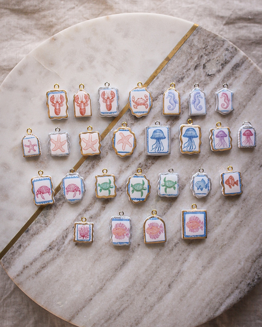 Sea Creature Charms