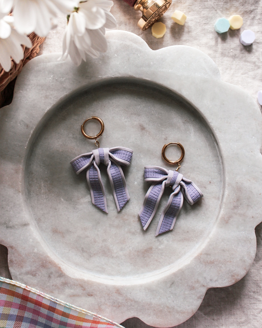 Gumdrop Bow Earrings