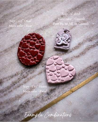 Embossed Hearts