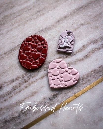Embossed Hearts
