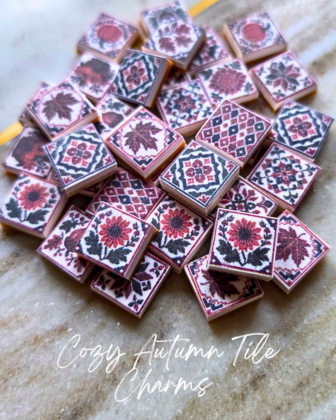 Cozy Autumn Tile Charms