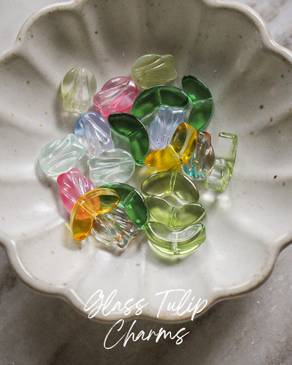 Glass Tulip Charm