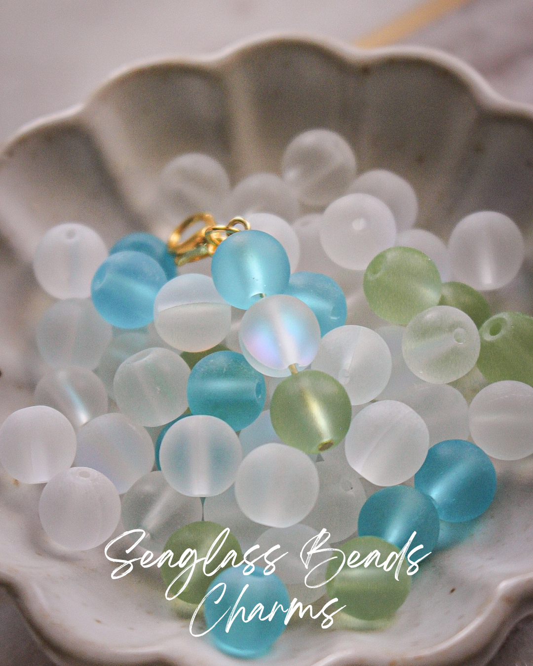 SeaGlass Beads Charms