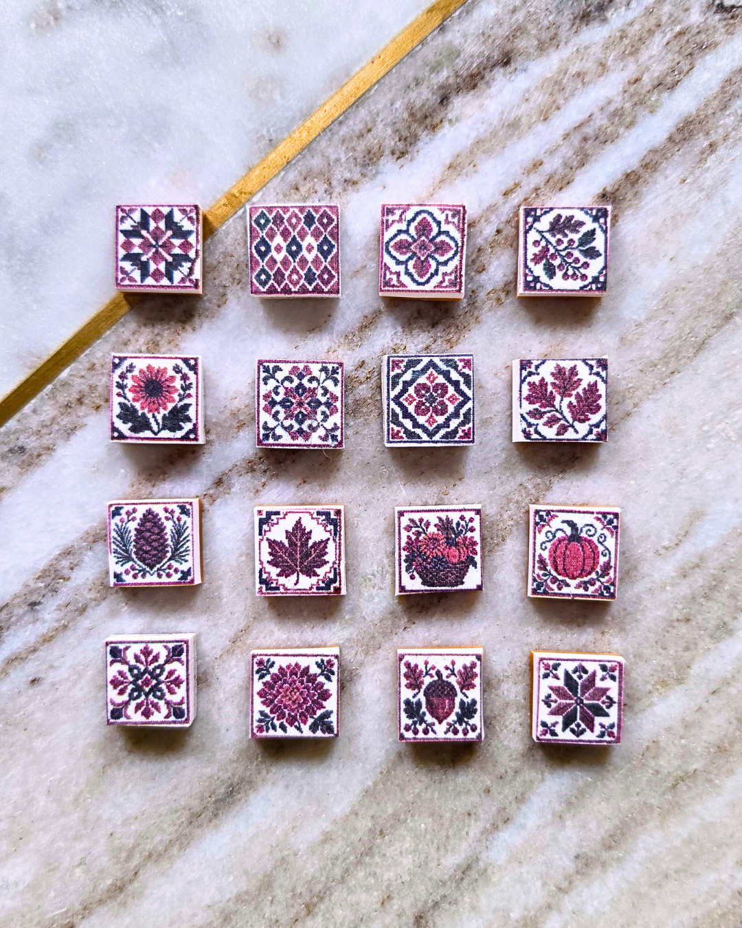 Cozy Autumn Tile Charms