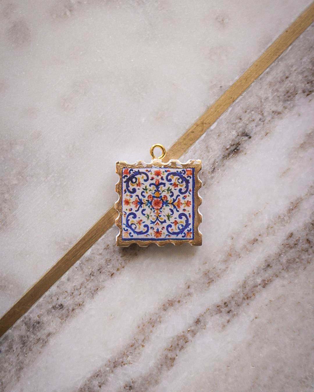 Stamp Tile Charms
