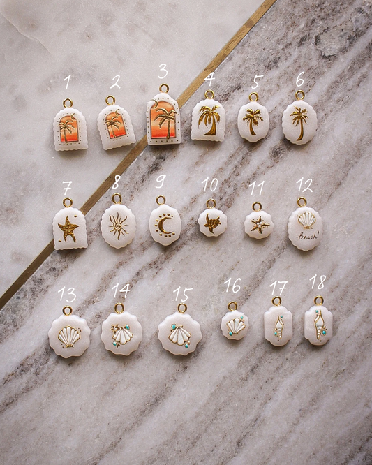 Shell Beach Charms
