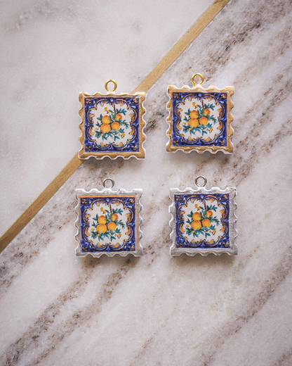 Stamp Tile Charms