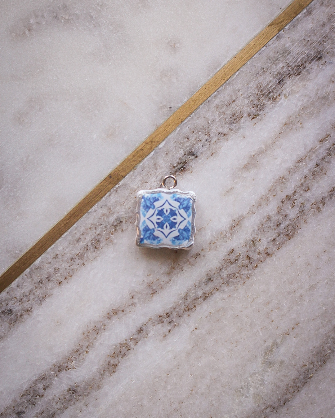 Blue Tile Charms