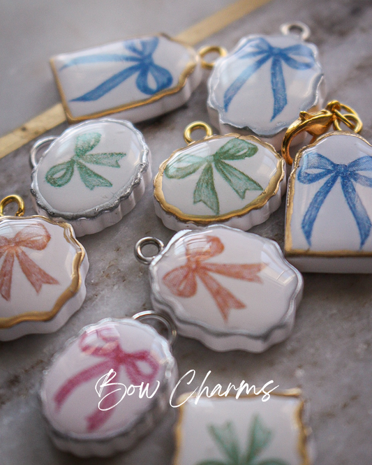 Clay Bow Charms