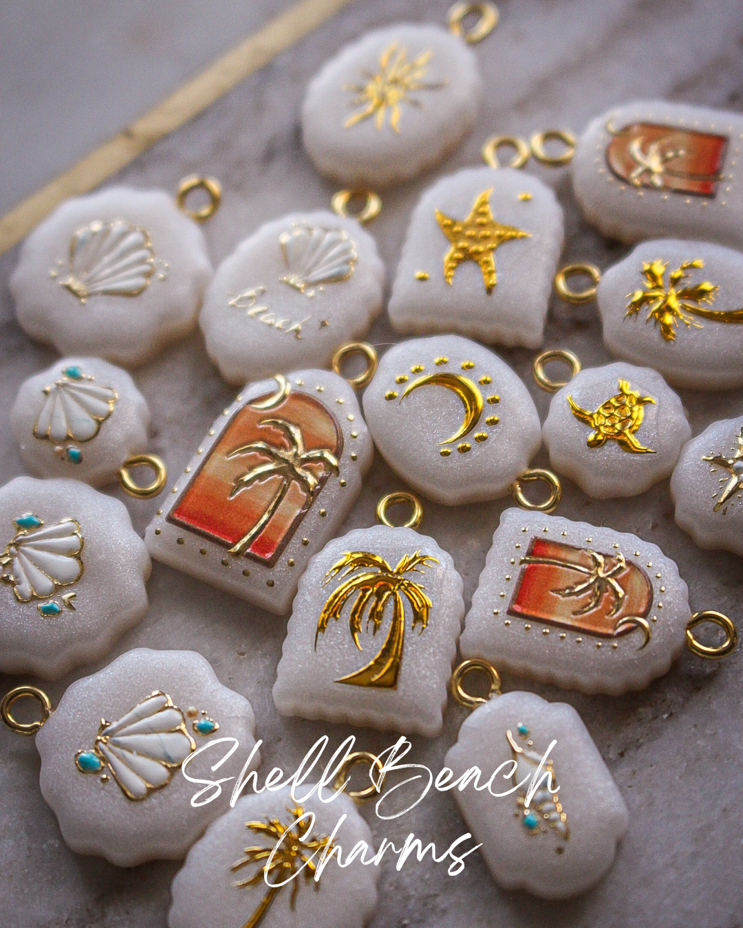 Shell Beach Charms