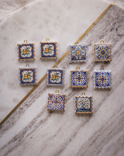 Stamp Tile Charms