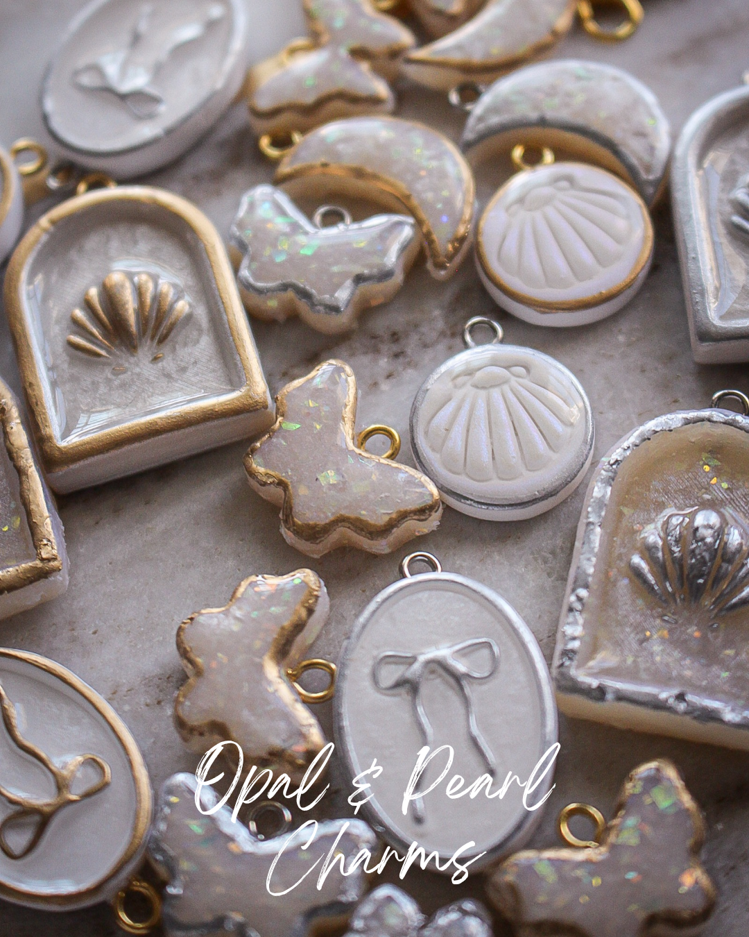 Opal & Pearl Charms