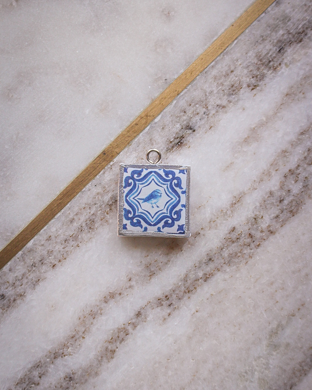 Blue Tile Charms