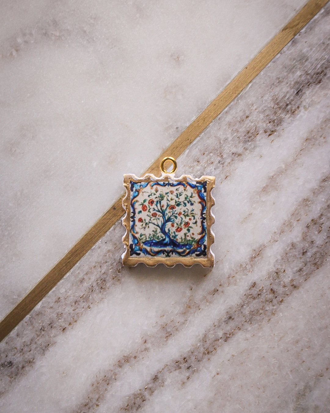 Stamp Tile Charms